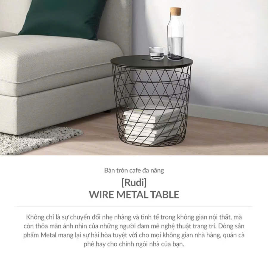 Bàn trà tròn nắp mở tiện lợi nhập khẩu VN-BT60 6 Bàn trà tròn nắp mở tiện lợi nhập khẩu VN-BT60 - Ảnh 4