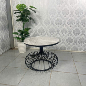 Alternative view of Bàn sofa tròn mặt đá VN760