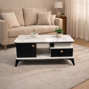 Alternative view of Bàn sofa chữ nhật mặt đá ceramic VN-89HLM