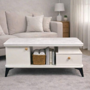 Bàn sofa chữ nhật mặt đá ceramic VN-89HLM