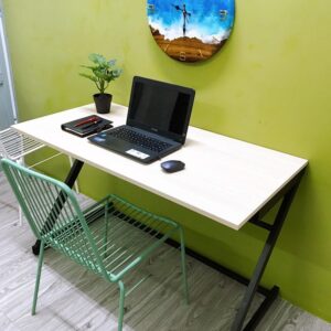 Bàn làm việc chân Z , bàn học chân sắt mặt gỗ BH-Z120