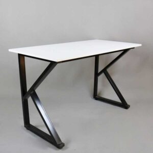 Bàn làm việc chân K , bàn học chân sắt mặt gỗ BH-K120