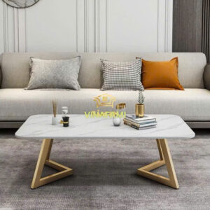 BÀN TRÀ CHỮ NHẬT MẶT ĐÁ CERAMIC BT-DT045