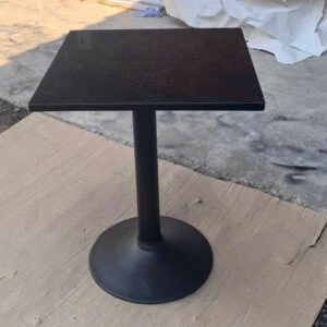 Bàn cafe chân sắt mặt nhựa ngoài trời BCF-TB75