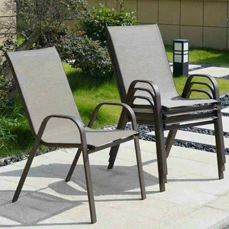 Ghế cafe lưng lưới khung sắt VN-310DP 3 Ghế cafe lưng lưới khung sắt VN-310DP