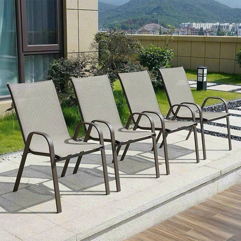 Ghế cafe lưng lưới khung sắt VN-310DP 4 Ghế cafe lưng lưới khung sắt VN-310DP - Ảnh 2