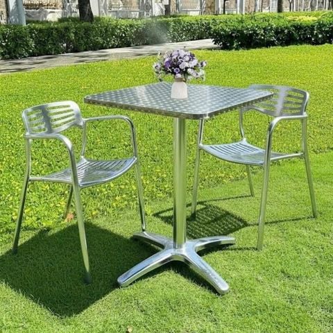 Bàn cafe sân vườn hợp kim nhôm cao cấp VN-802DP 6 Bàn cafe sân vườn hợp kim nhôm cao cấp VN-802DP - Ảnh 4