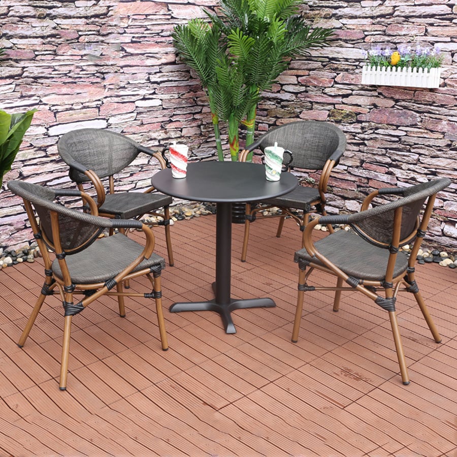 Bàn cafe full sắt tròn/vuông nhập khẩu cao cấp VN-90DP 5 Bàn cafe full sắt tròn/vuông nhập khẩu cao cấp VN-90DP - Ảnh 4