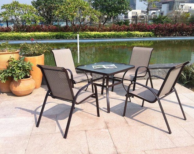 Ghế cafe lưng lưới khung sắt VN-310DP 7 Ghế cafe lưng lưới khung sắt VN-310DP - Ảnh 5