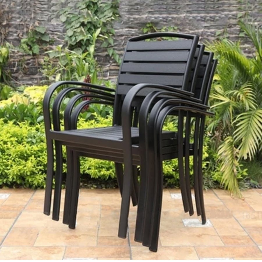 Ghế cafe ngoài trời khung nhôm VN-101DP 5 Ghế cafe ngoài trời khung nhôm VN-101DP - Ảnh 4