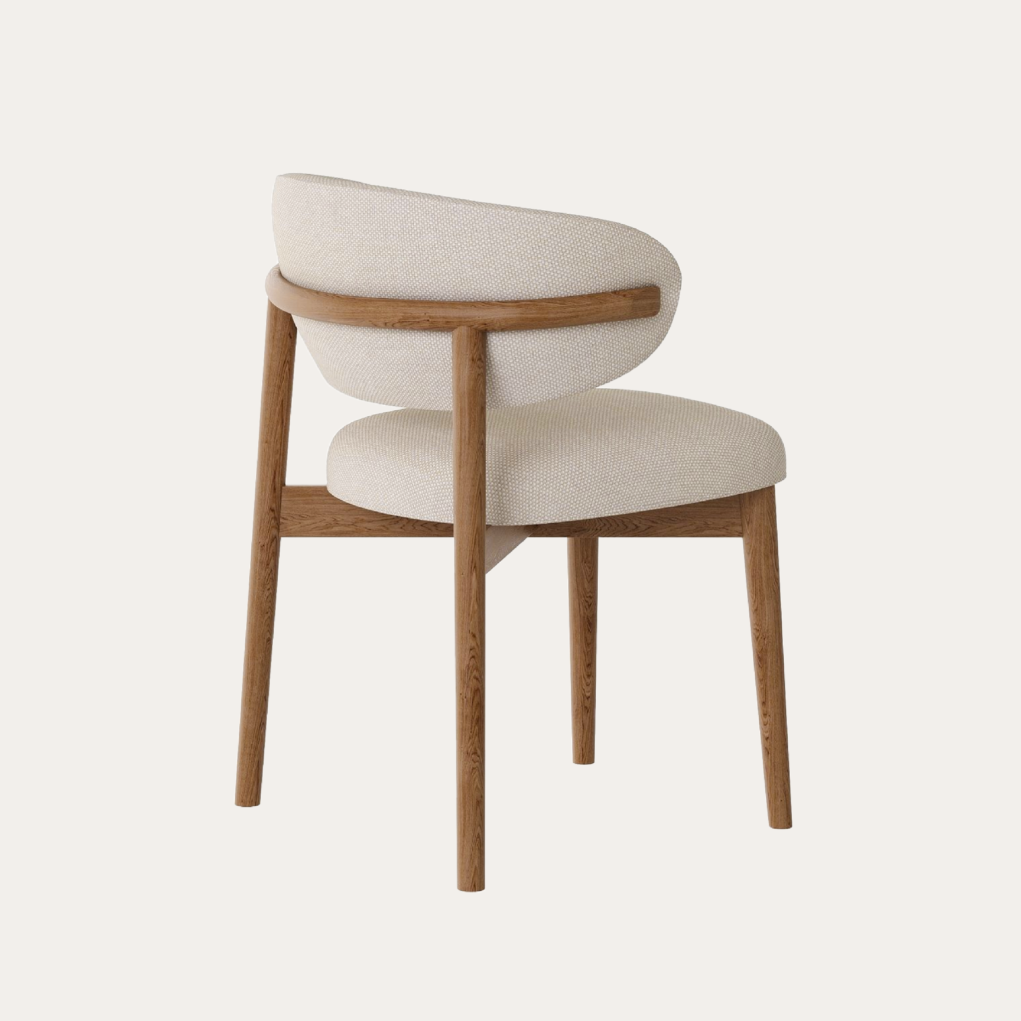 Ghế ăn, cafe chân gỗ có nệm VN-088KS 4 Ghế ăn, cafe chân gỗ có nệm VN-088KS - Ảnh 3