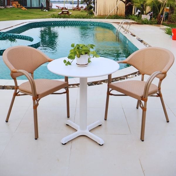 Bàn cafe full sắt tròn/vuông nhập khẩu cao cấp VN-90DP 6 Bàn cafe full sắt tròn/vuông nhập khẩu cao cấp VN-90DP - Ảnh 5