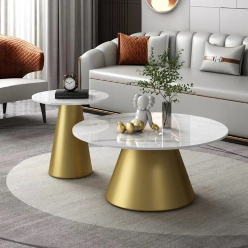 Bàn sofa đôi mặt đá cao cấp VN-B035DT 2 Bàn sofa đôi mặt đá cao cấp VN-B035DT