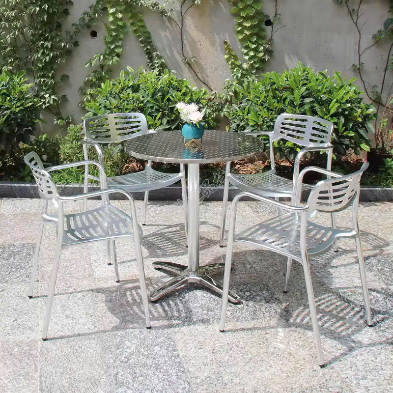 Bàn cafe sân vườn hợp kim nhôm cao cấp VN-802DP 7 Bàn cafe sân vườn hợp kim nhôm cao cấp VN-802DP - Ảnh 5