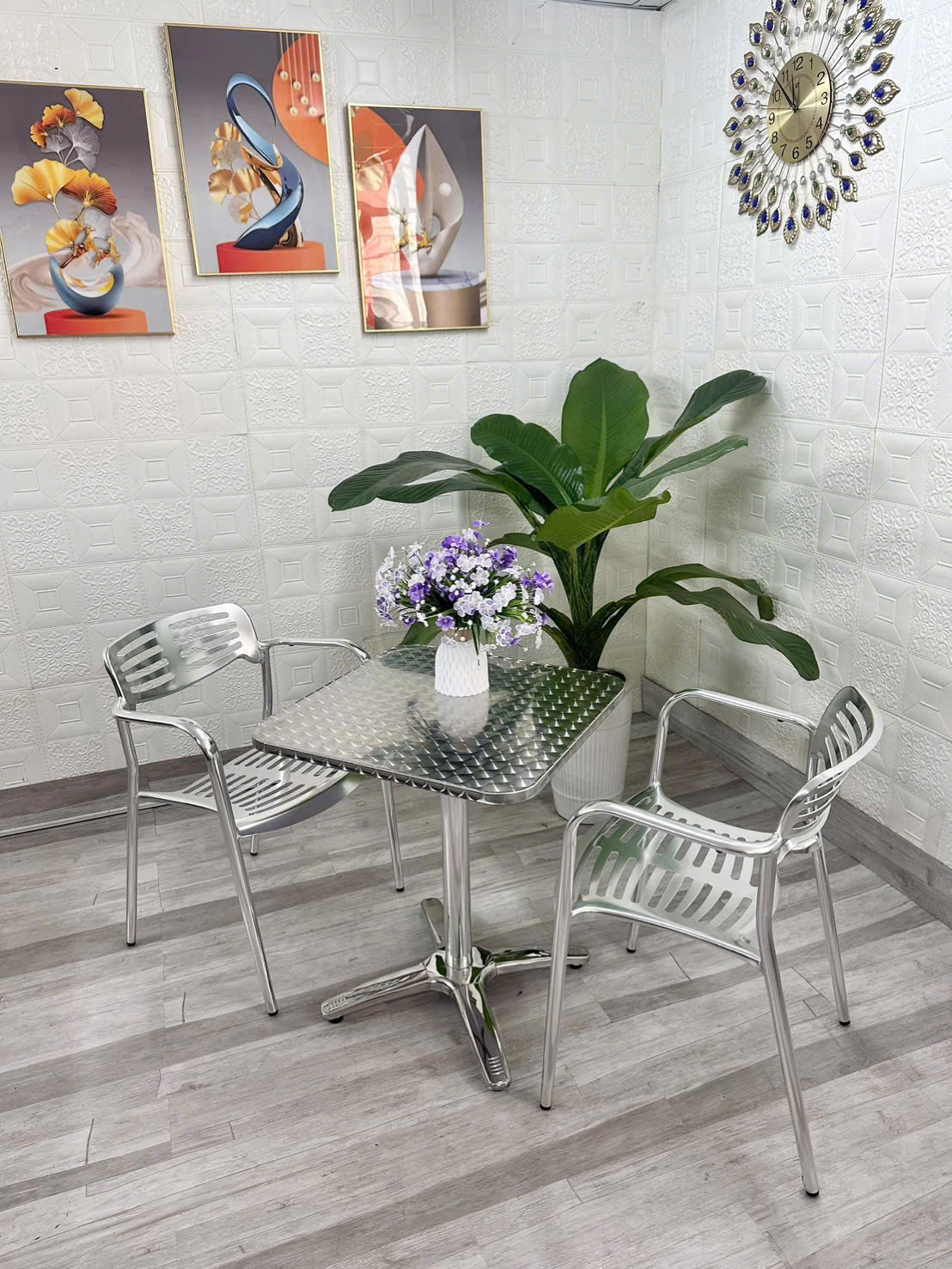 Bàn cafe sân vườn hợp kim nhôm cao cấp VN-802DP 9 Bàn cafe sân vườn hợp kim nhôm cao cấp VN-802DP - Ảnh 7