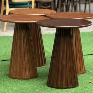 Alternative view of Bàn tròn cafe gỗ tần bì VN-099KS