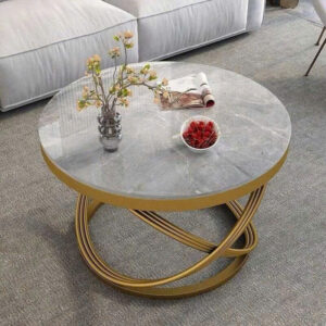 Alternative view of Bàn sofa tròn mặt đá/kính hiện đại VN-032DT