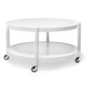 Bàn sofa tròn 2 tầng có bánh xe di chuyển VN-ST9503
