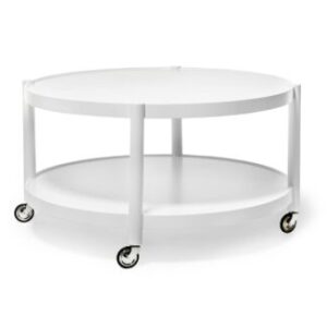 Bàn sofa tròn 2 tầng có bánh xe di chuyển VN-ST9503