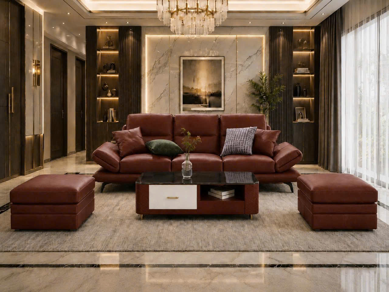 Bộ bàn ghế sofa phòng khách hiện đại VN-LP460 8 Bộ bàn ghế sofa phòng khách hiện đại VN-LP460 - Ảnh 6