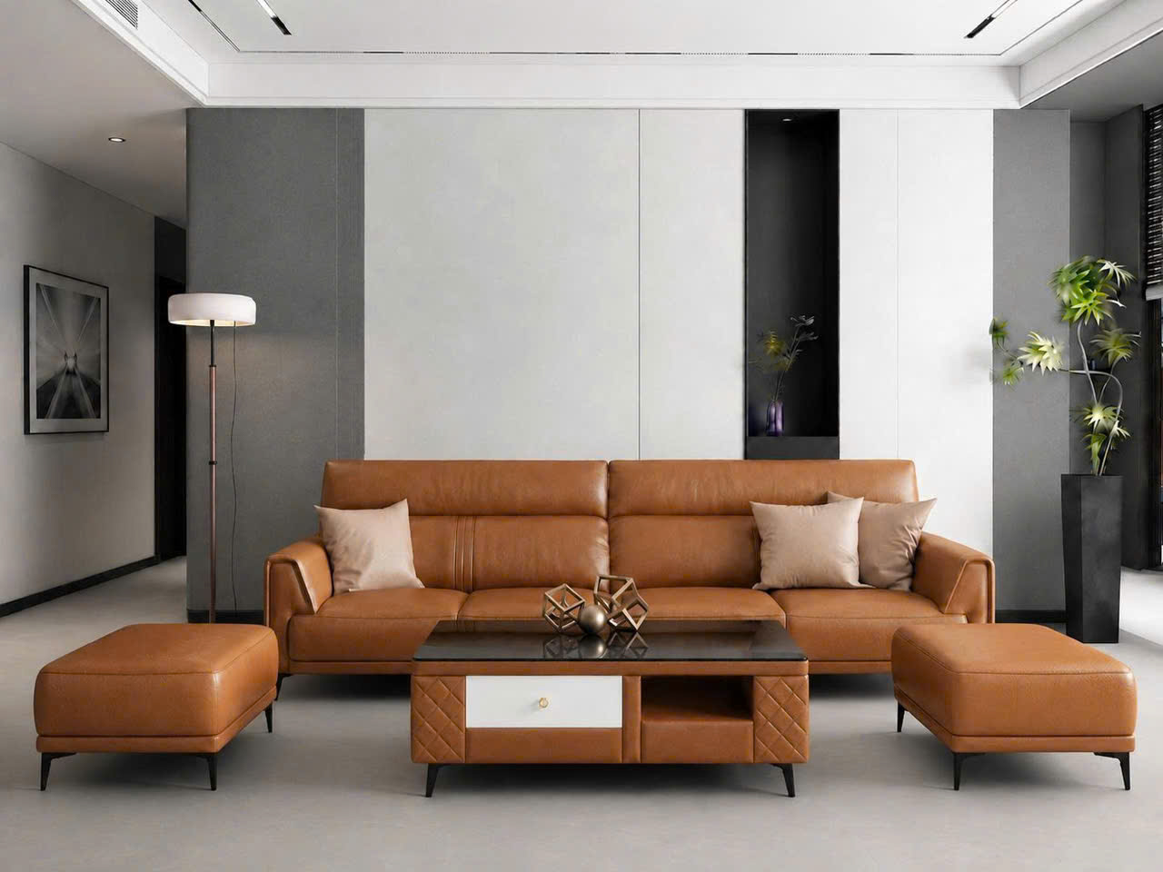 Bộ bàn ghế sofa phòng khách hiện đại VN-LP458 4 Bộ bàn ghế sofa phòng khách hiện đại VN-LP458 - Ảnh 2