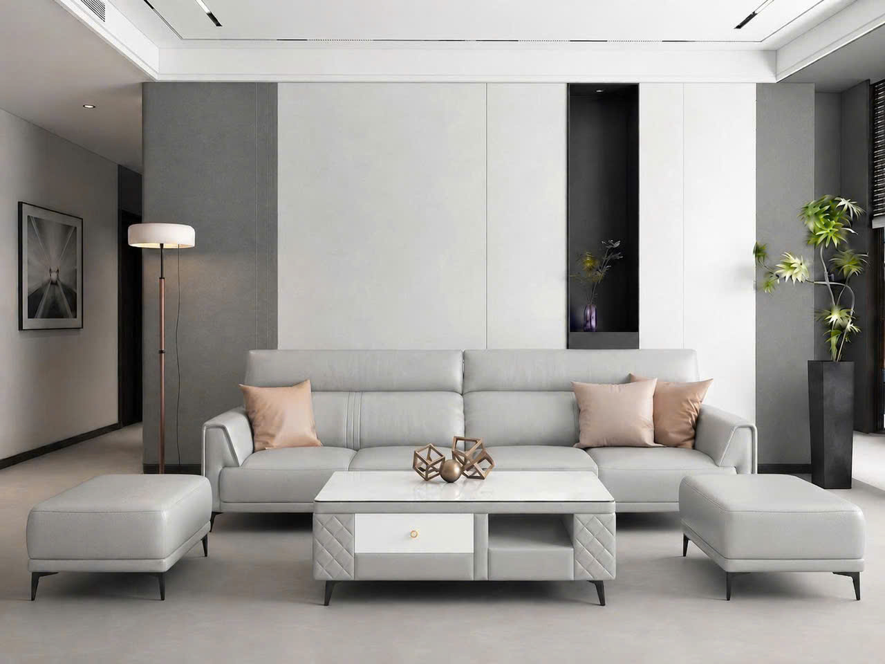 Bộ bàn ghế sofa phòng khách hiện đại VN-LP458 5 Bộ bàn ghế sofa phòng khách hiện đại VN-LP458 - Ảnh 3