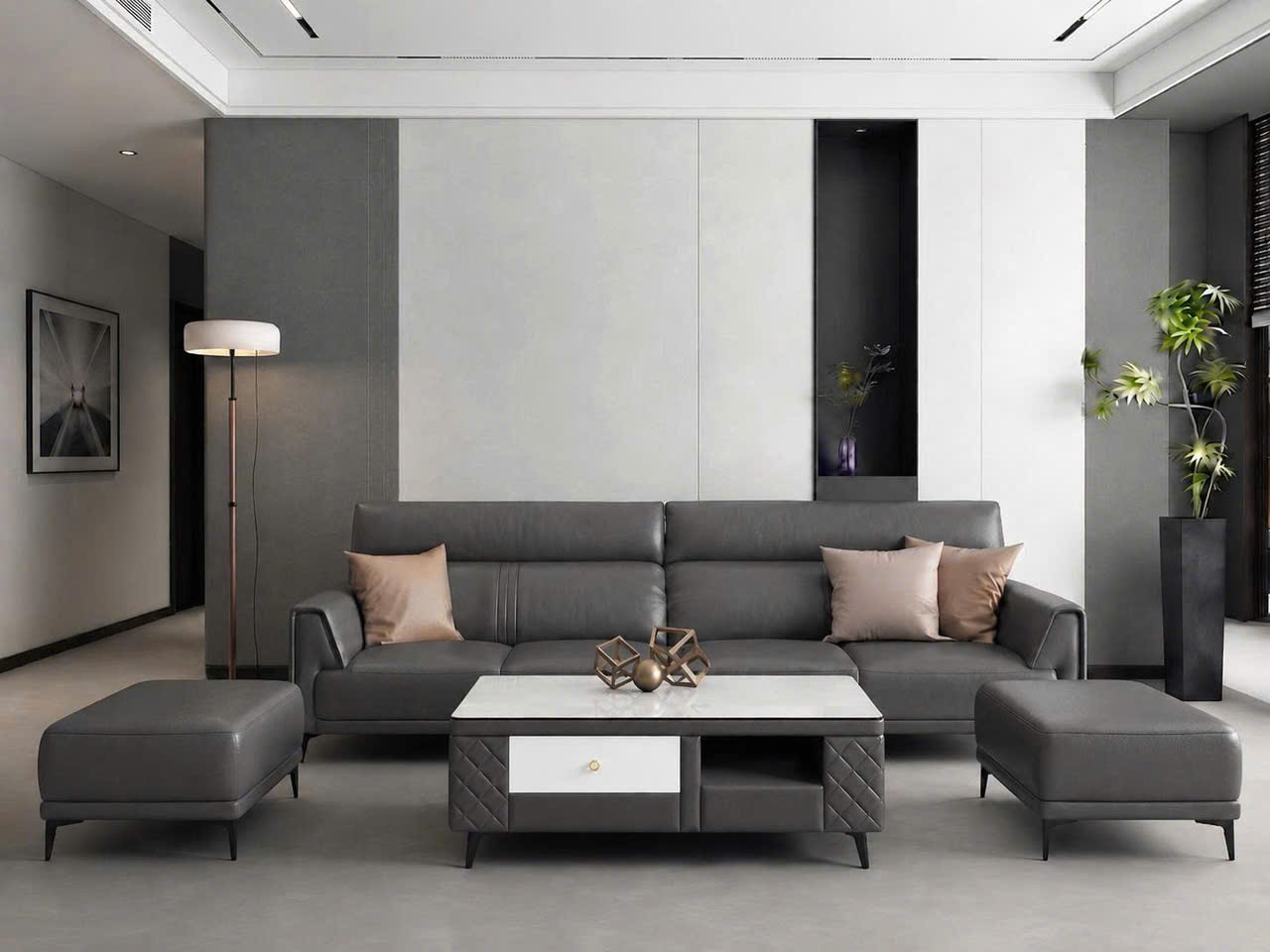 Bộ bàn ghế sofa phòng khách hiện đại VN-LP458 6 Bộ bàn ghế sofa phòng khách hiện đại VN-LP458 - Ảnh 4