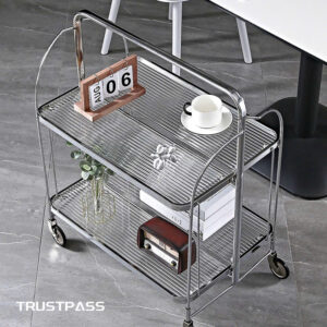 Kệ trang trí 2 tầng có bánh xe VN-KM055